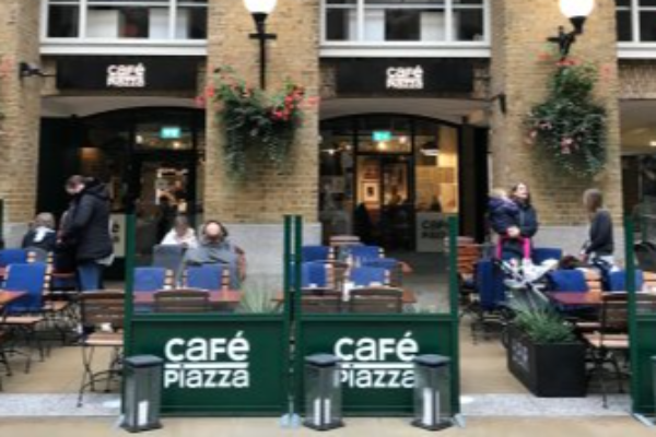 cafe piazza exterior