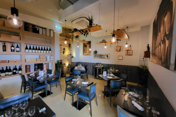 a dining room of  Satyrio Restaurant