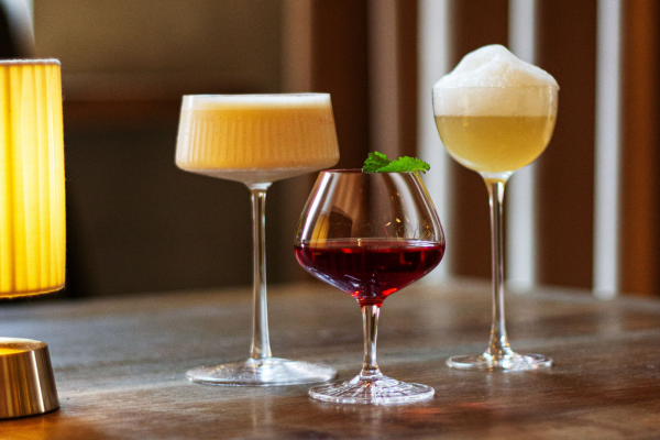 three cocktails in a row at st clare coffee and bar london