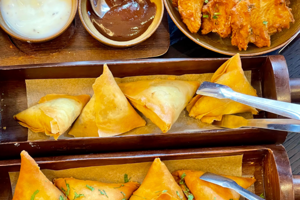 starter at tiffin tree, indian restaurant in westminster